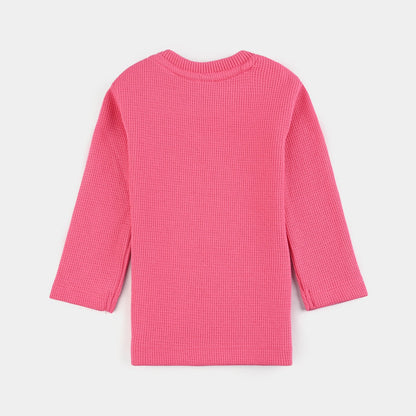 Infant Unisex Thermal Inner Wear Suit-Hot Pink