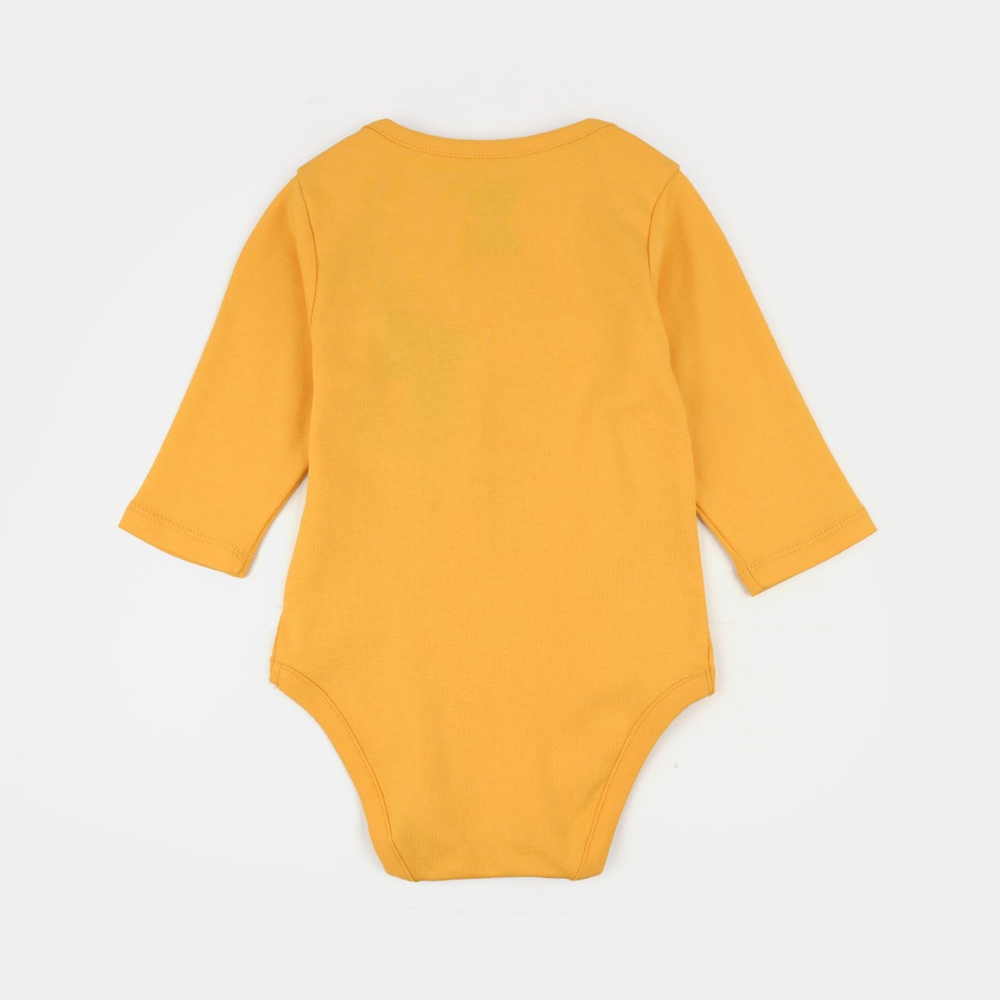 Infant Boys Cotton Interlock Romper (Roar) - Yellow