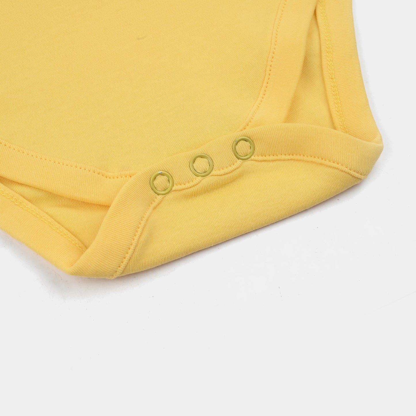 Infant Girls Cotton Interlock Romper - Yellow