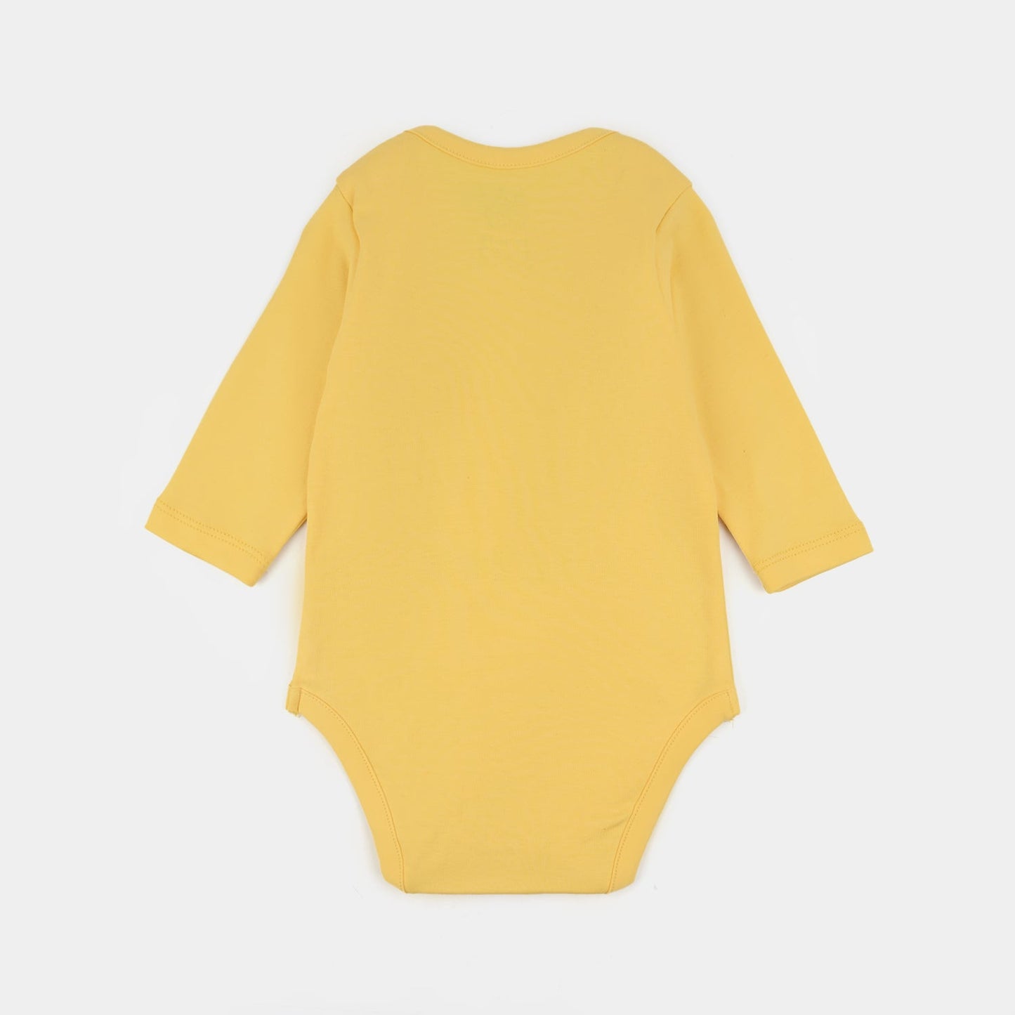 Infant Girls Cotton Interlock Romper - Yellow