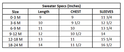 Infant Boys Acrylic Sweater-Happy-Lt.Brown