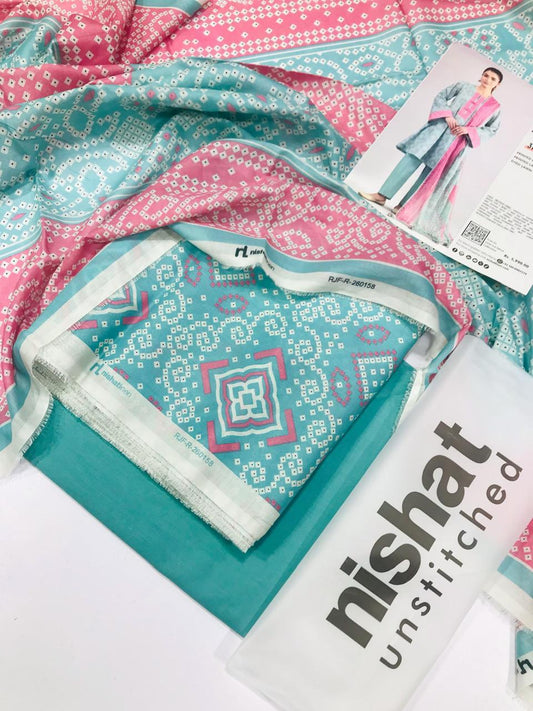 Nishat 100 percent original Bag packing and inlay card