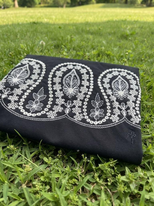 Black Embroidered trouser