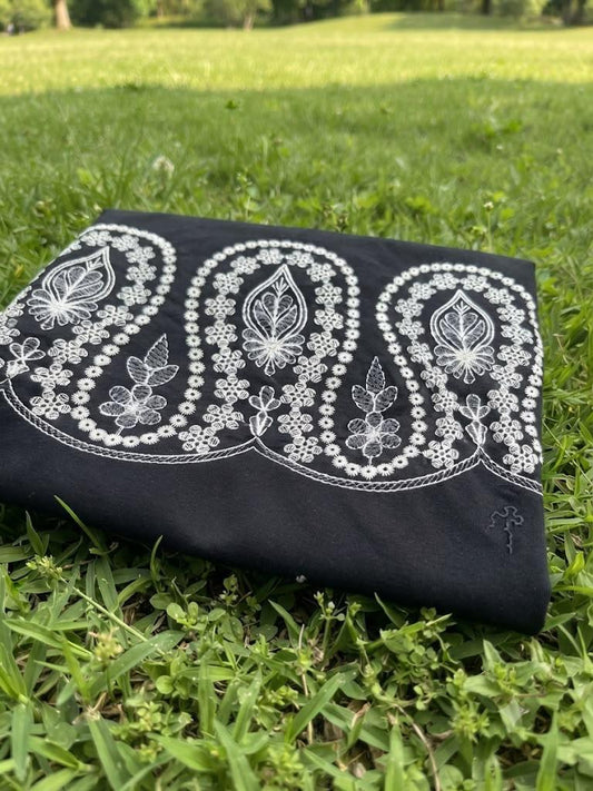 Black Embroidered trouser