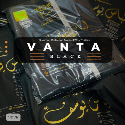 Libas e yousuf Vanta black