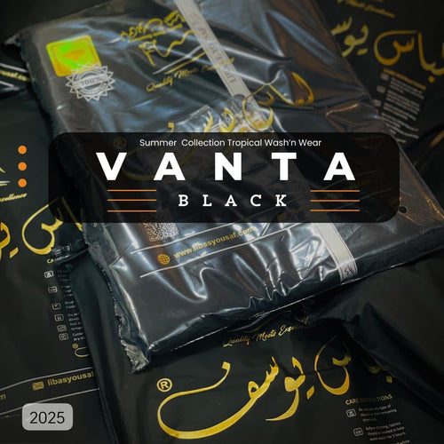 Libas e yousuf Vanta black