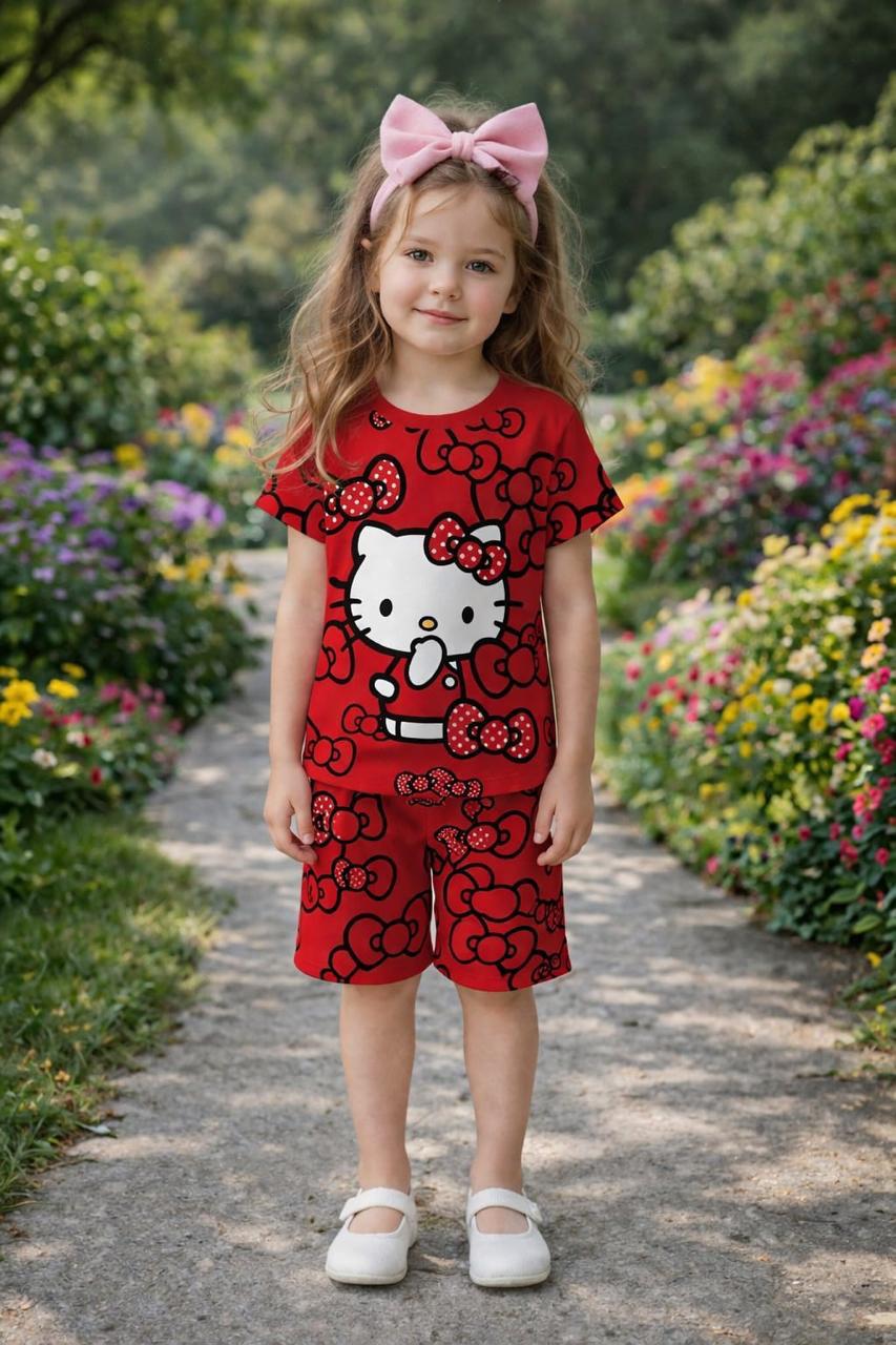 Girls tshirt trouser Premium quality  Available in medium size