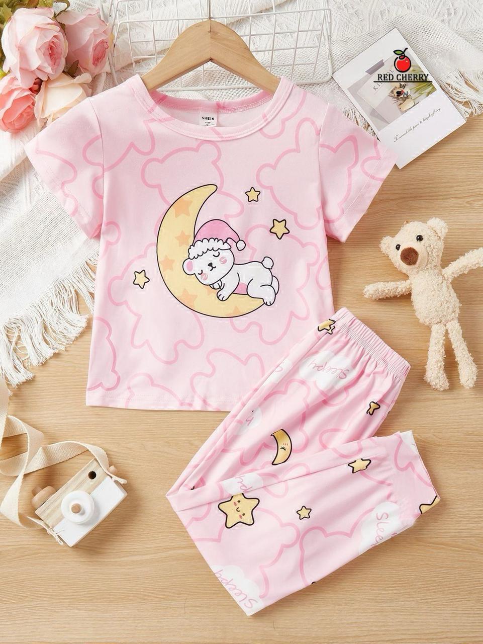 Girls tshirt trouser Premium quality  Available in medium size