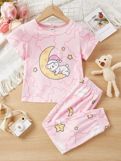 Girls tshirt trouser Premium quality  Available in medium size