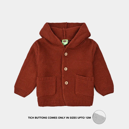 Infant Boys Acrylic Suit-Rust