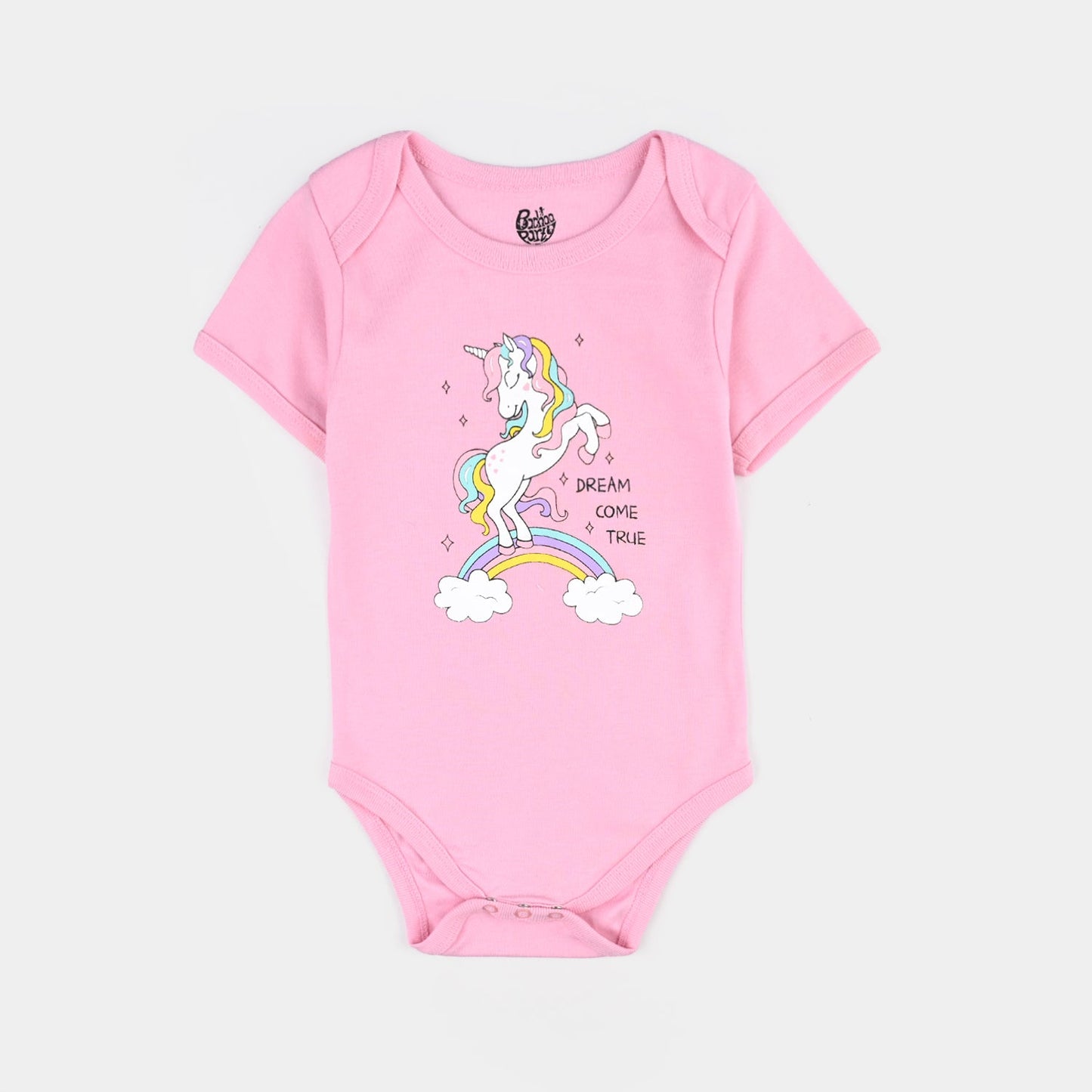 Infant Girls Cotton Interlock Romper Set (3PCS)
