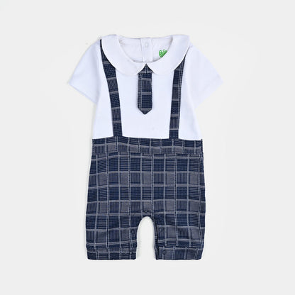 Infant Boys Cotton Interlock Romper