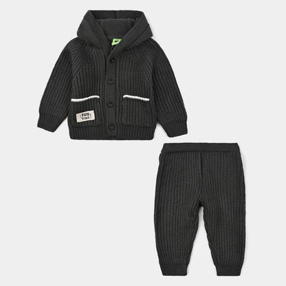 Infant Boys Acrylic Suit - Grey