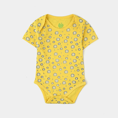 Infant Girls Cotton Jersey 3 Piece Set - Citrus/Yellow