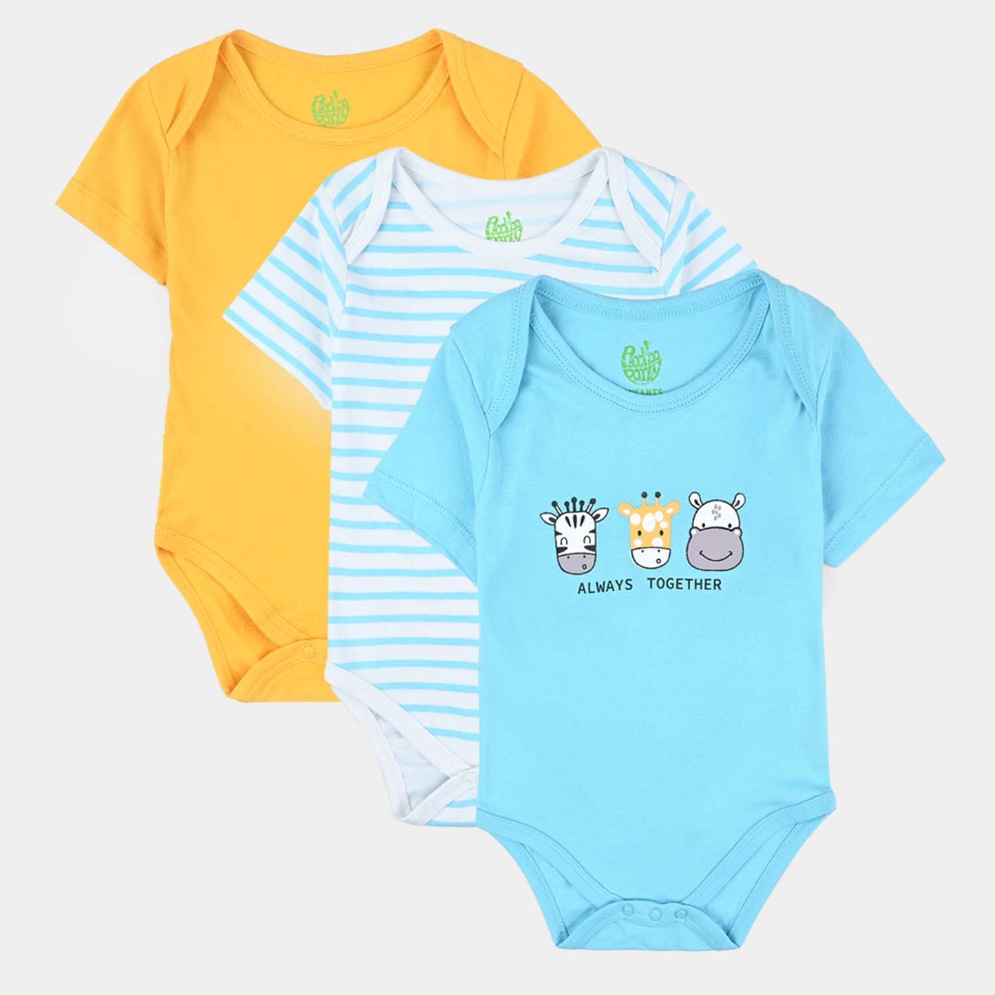 Infant Boys Cotton Jersey 3 Piece Set Always Together