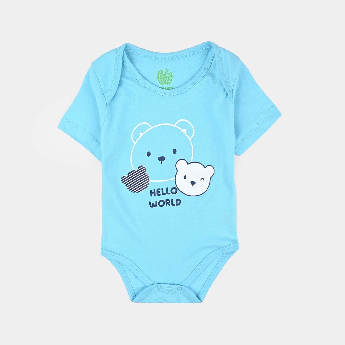 Infant Boys Cotton Jersey 3 Piece Set Bear - Blue