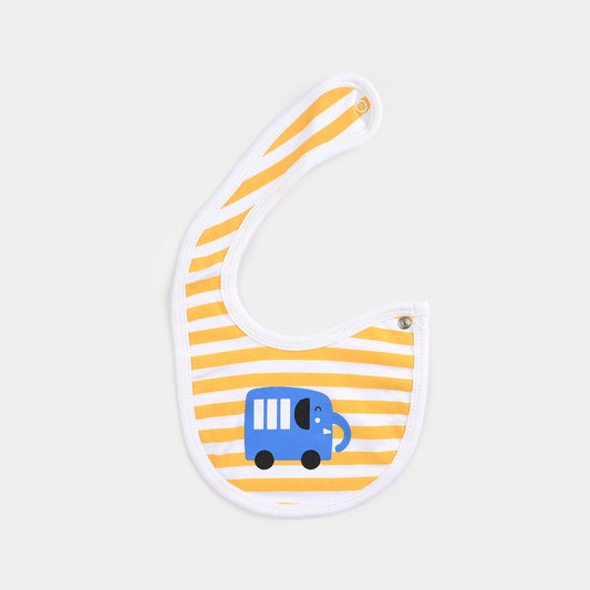 Baby Cotton Bib Animated Cars