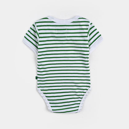 Infant Unisex Poly Cotton Jersey Basic Romper RANG-E-AZADI-Snow White