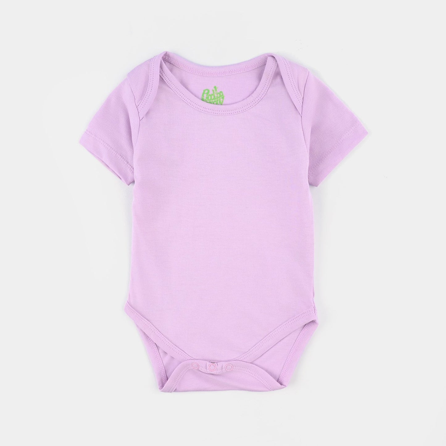Pack of 3 Infant Girls Cotton Jersey Basic Romper Set - Peach/Off White/Lilac