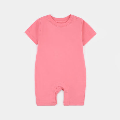 Infant Girls Cotton Jersey ROMPER - 3 Pcs Set