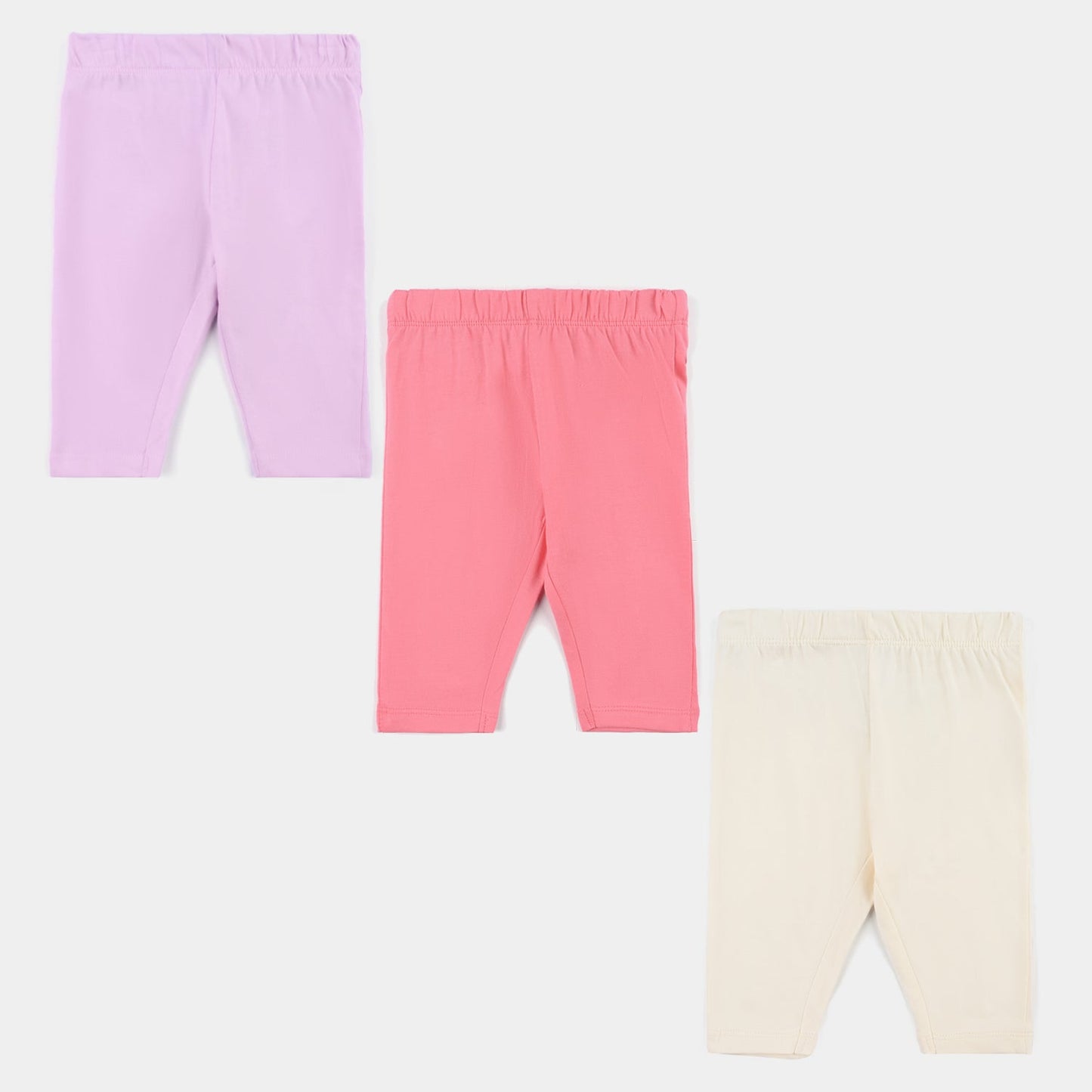 Pack OF 3 Infant Girls Cotton Jersey TROUSER Set