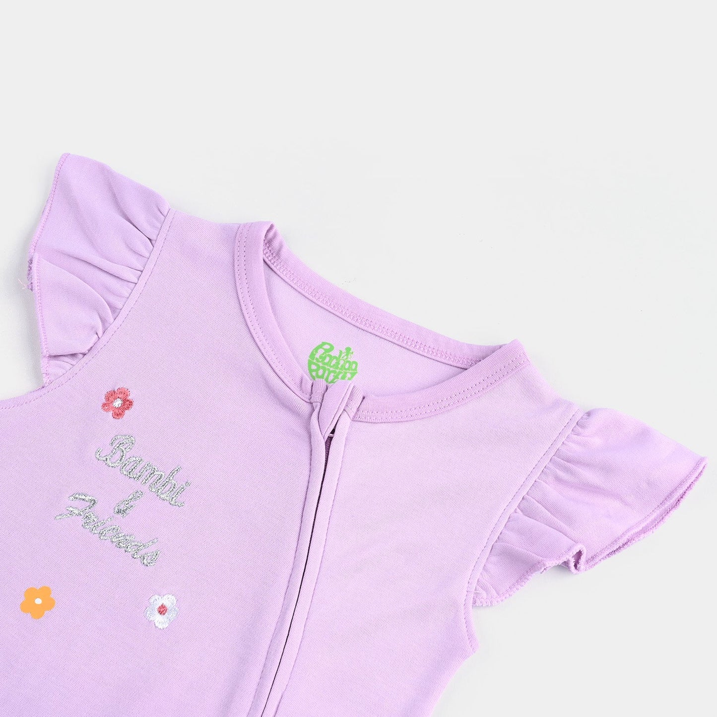 Infant Girls Cotton Interlock BAMBI AND THUMPER FASHION ROMPER