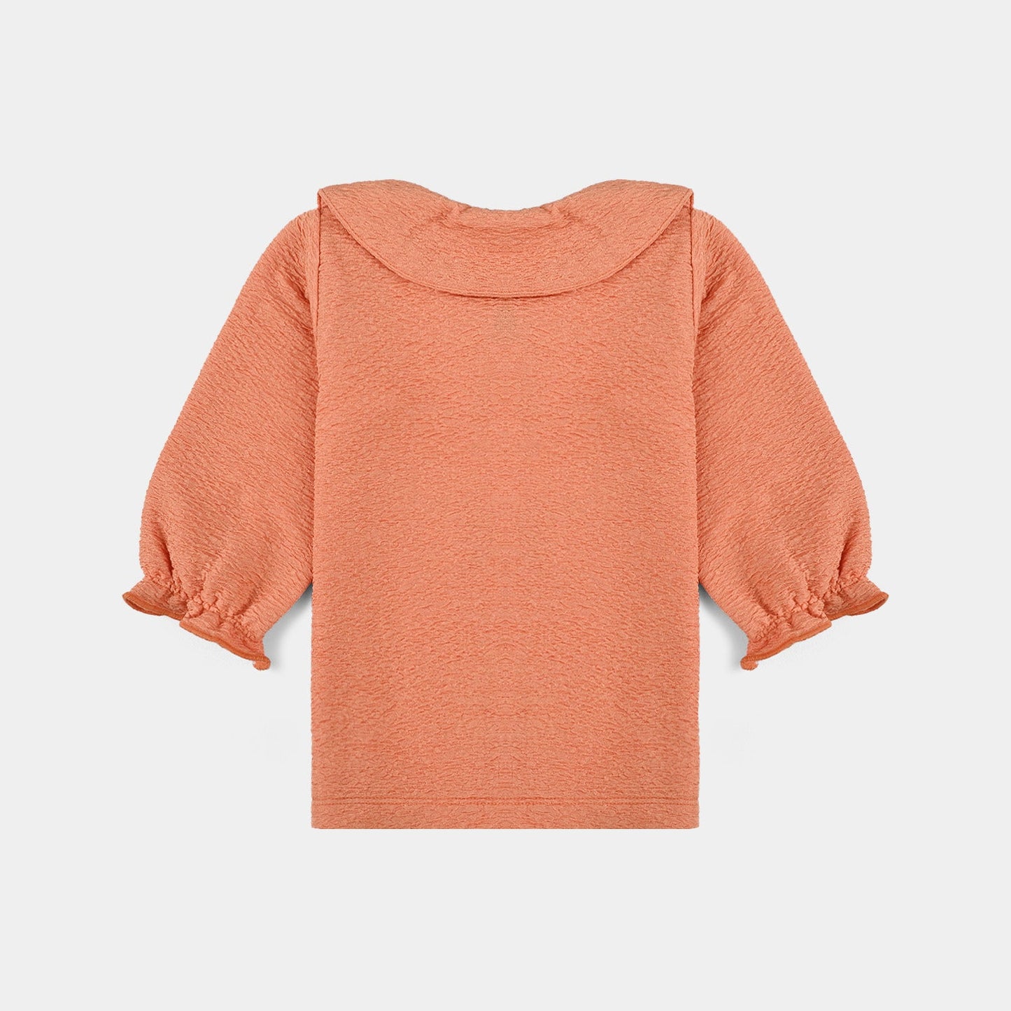 Infant Girls Poly Crinkle Suit - ORANGE