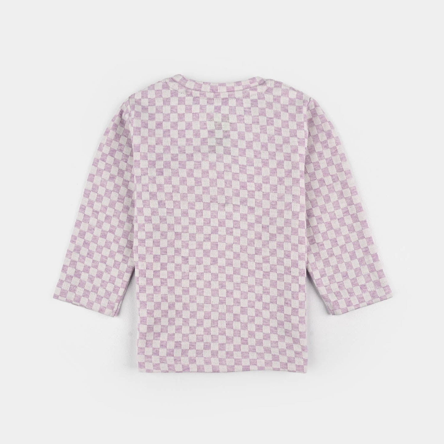 Infant Girls Jacquard Suit - Purple