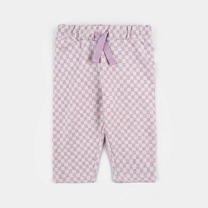 Infant Girls Jacquard Suit - Purple