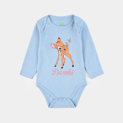 Infant Girls Cotton Interlock F/S Romper BAMBI