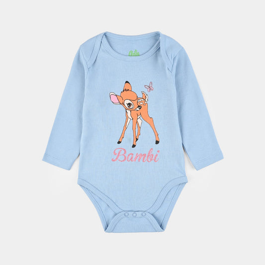 Infant Girls Cotton Interlock F/S Romper BAMBI