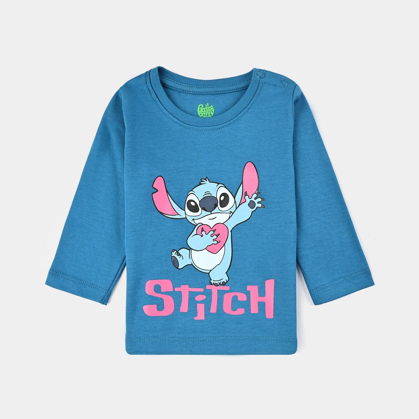 Infant Girls Cotton Interlock Suit - Blue