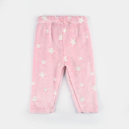 Infant Girls Sherpa Suit - Pink