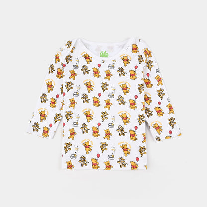 Infant Boys Cotton Interlock T-Shirt F/S Pack OF 3-Yellow/White