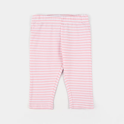 Infant Girls Cotton Interlock Pyjama Pack of 3 - Bambi Print - Pink & White