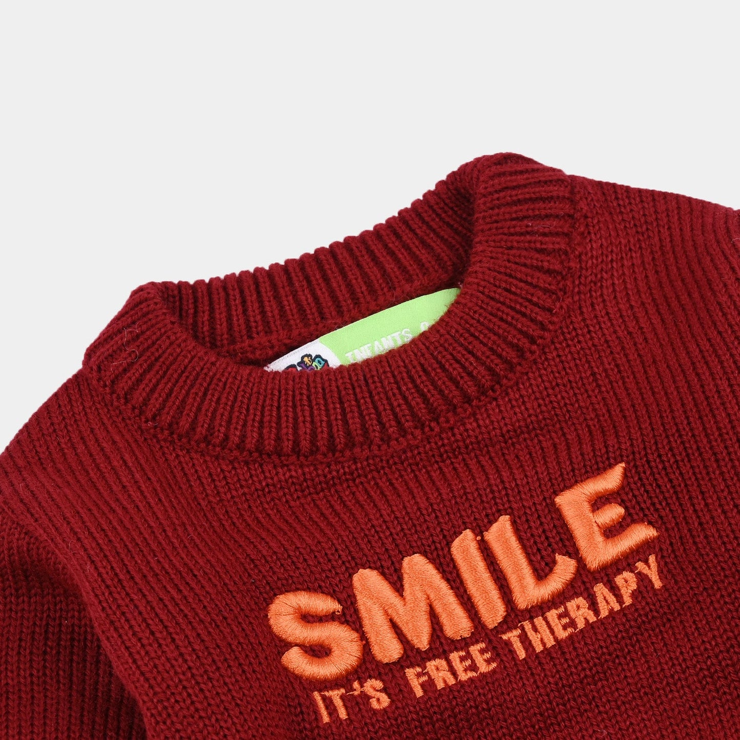 Infant Boys Sweater Smile - Red