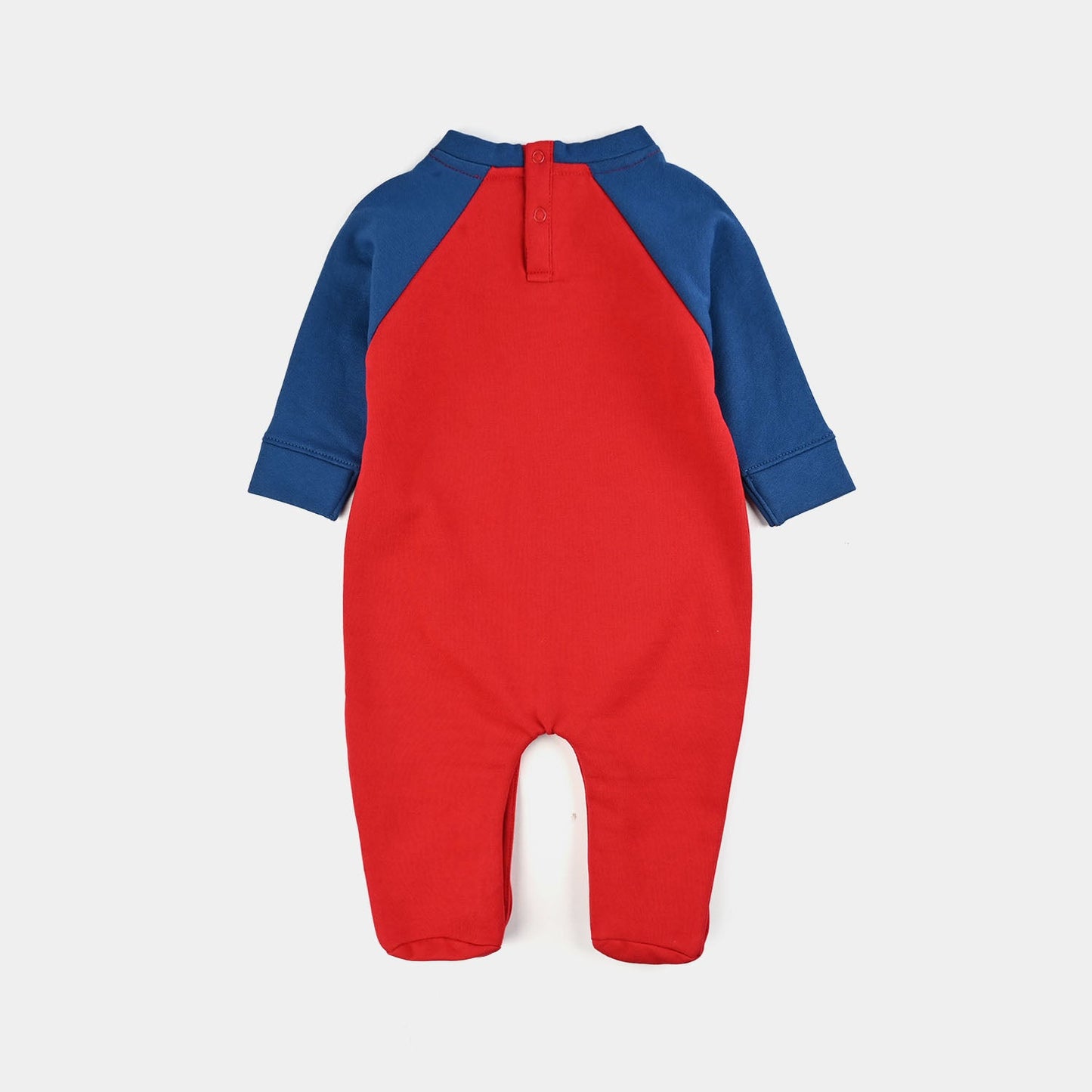 Infant Boys Fleece Romper Character - Red